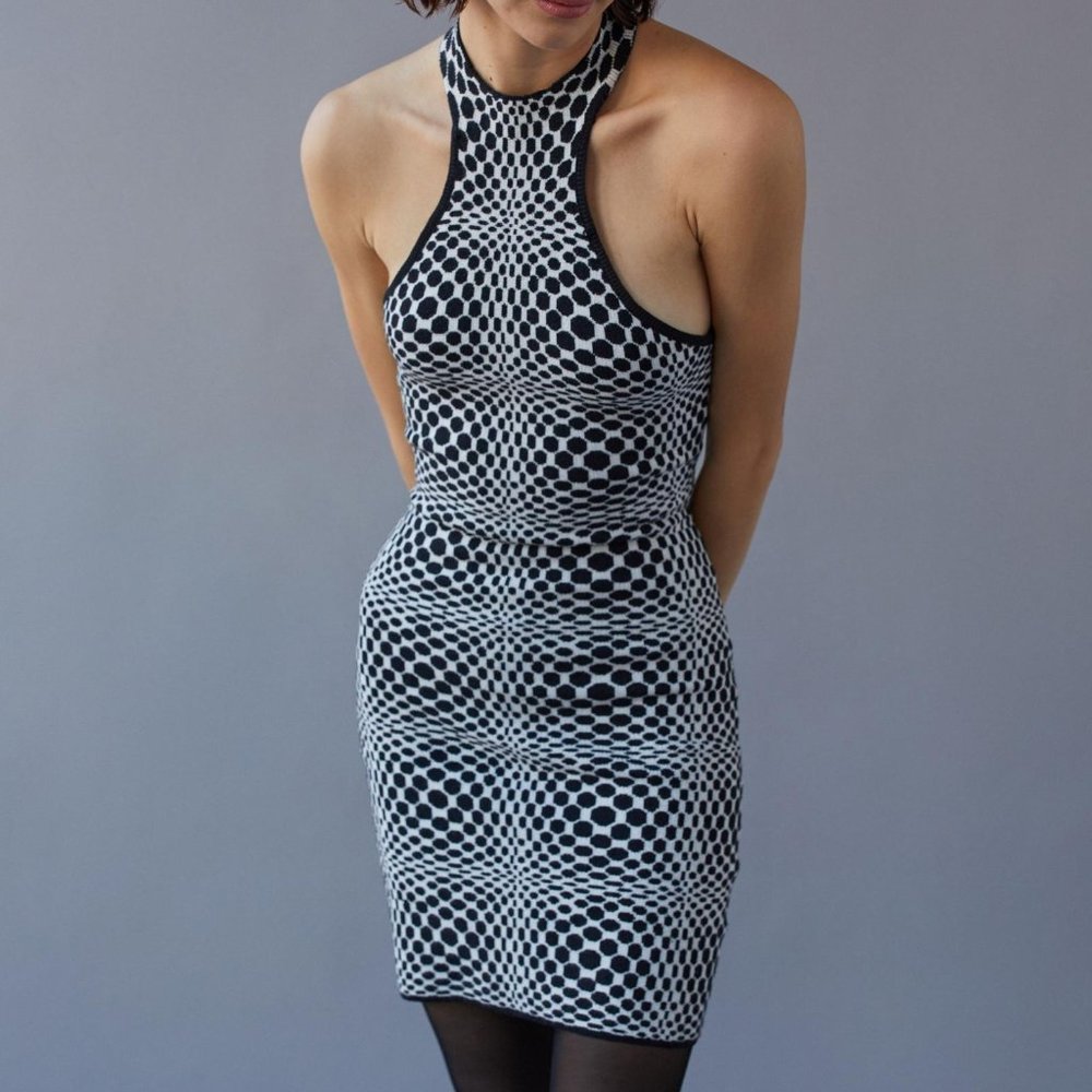 Motel mende printed mini dress NWT